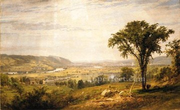 Jasper Francis Cropsey Painting - Wyoming Valley Pennsylvania Jasper Francis Cropsey